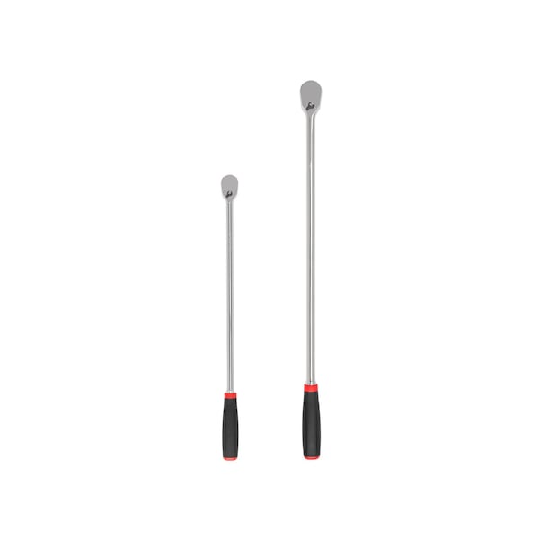 3/8, 1/2 Inch Drive Comfort Grip Extra-Long Ratchet Set, 2-Piece (18, 24 in.)